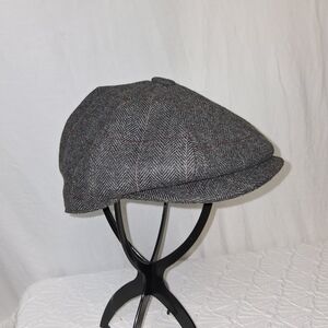Peaky Blinders Black Quilted Cap Size L
